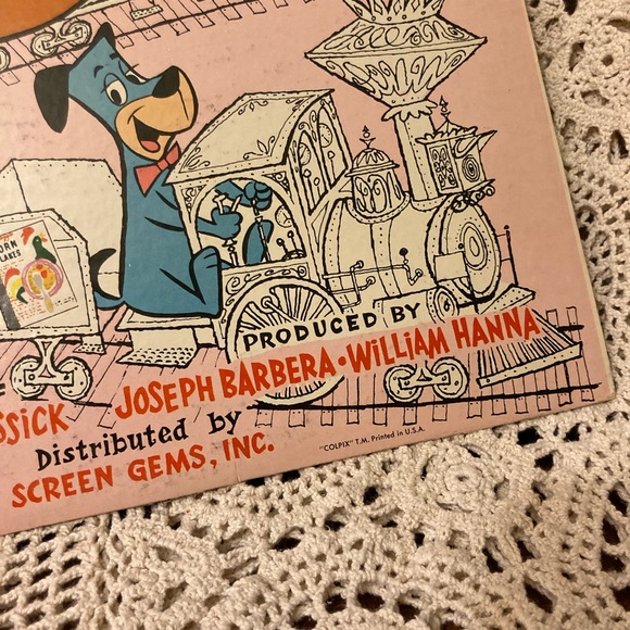 Vintage Huckleberry Hound - Kellogg’s TV Show - Vinyl LP gallery Wall Art Decor - Picture 4 of 17